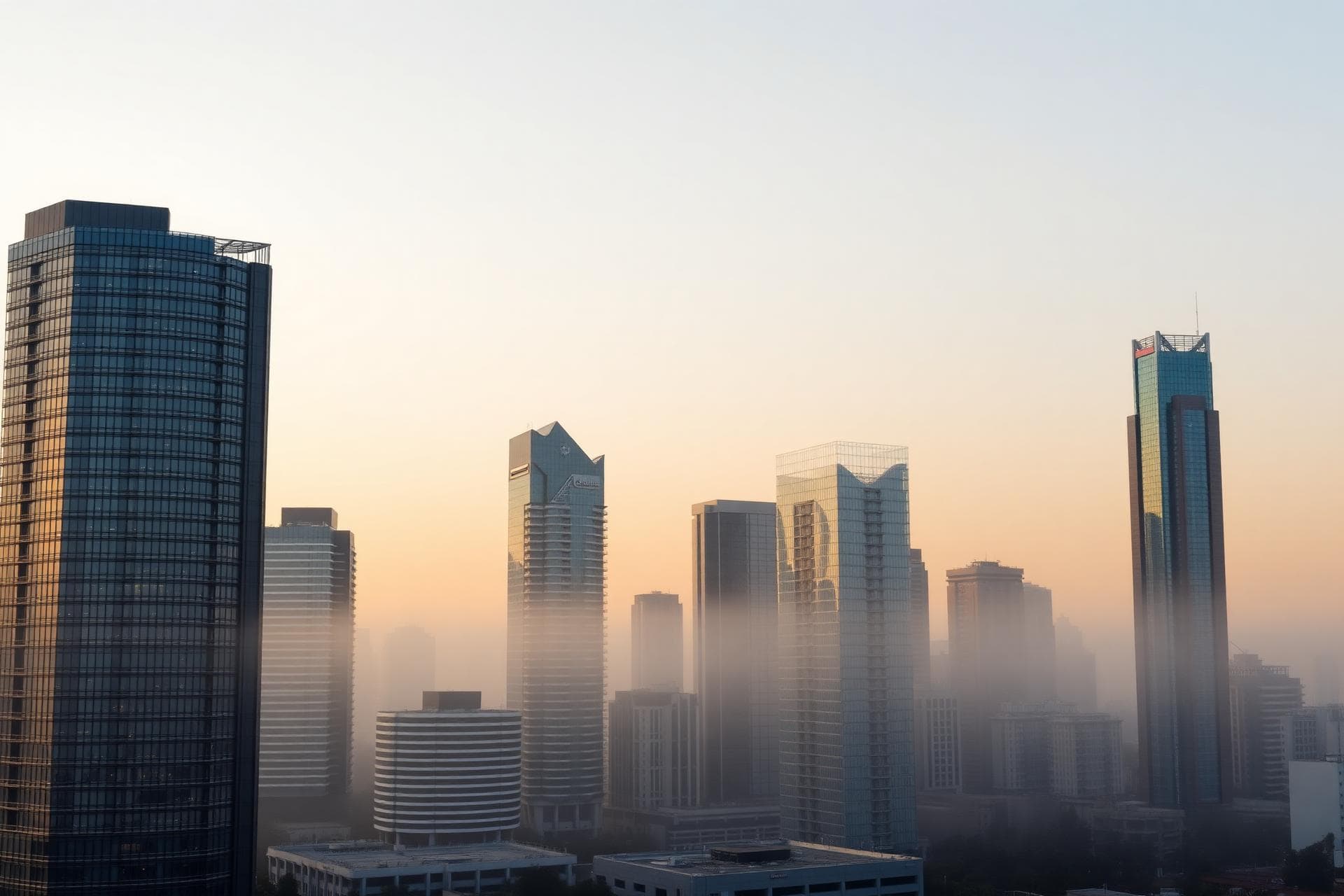 Modern skyline at dawn — FG Business Group operates across Ethiopia